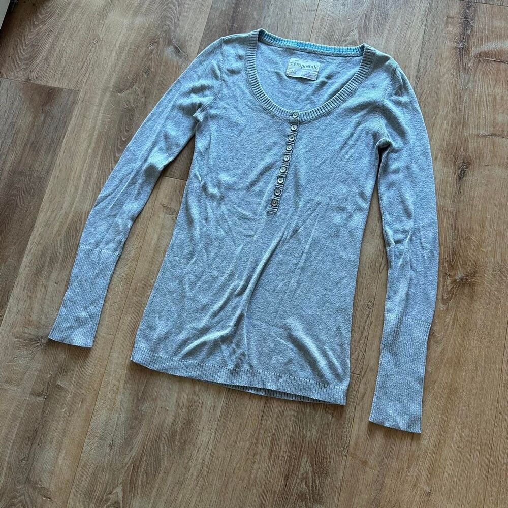 Aeropostale Women's Grey Jumper